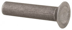 RivetKing - 3/16" Body Diam, Countersunk Uncoated Steel Solid Rivet - 7/8" Length Under Head, 90° Countersunk Head Angle - Exact Tooling