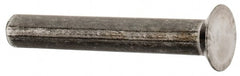 RivetKing - 3/16" Body Diam, Countersunk Uncoated Steel Solid Rivet - 1-1/4" Length Under Head, 90° Countersunk Head Angle - Exact Tooling
