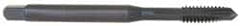OSG - 1/4-20 UNC, 3 Flute, Oxide Finish, Vanadium High Speed Steel Spiral Point Tap - Plug Chamfer, Right Hand Thread, 80mm OAL, 1" Thread Length, 0.255" Shank Diam, 2B Class of Fit, Series 250 - Exact Tooling