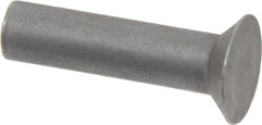 RivetKing - 1/4" Body Diam, Countersunk Uncoated Steel Solid Rivet - 1" Length Under Head, 90° Countersunk Head Angle - Exact Tooling
