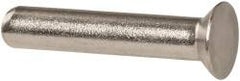RivetKing - 3/16" Body Diam, Countersunk Stainless Steel Solid Rivet - 1" Length Under Head, Grade 18-8, 90° Countersunk Head Angle - Exact Tooling