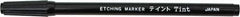Value Collection - Black Acid Solution Marker - Felt Tip - Exact Tooling