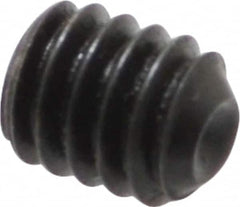 Holo-Krome - #8-32 UNC, 3/16" OAL, Cup Point Set Screw - Grade 8 Alloy Steel, 5/64" Key - Exact Tooling