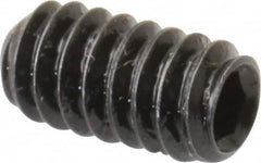 Holo-Krome - #10-24 UNC, 3/8" OAL, Cup Point Set Screw - Grade 8 Alloy Steel, 3/32" Key - Exact Tooling