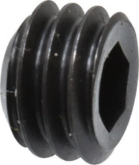 Holo-Krome - 3/8-16 UNC, 1/4" OAL, Cup Point Set Screw - Grade 8 Alloy Steel, 3/16" Key - Exact Tooling