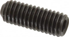 Holo-Krome - #10-32 UNF, 1/2" OAL, Cup Point Set Screw - Grade 8 Alloy Steel, 3/32" Key - Exact Tooling