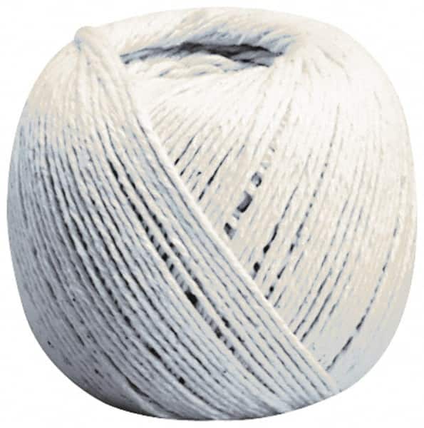 Made in USA - 1/4 Inch Diameter, Cotton Sash Cord Twine - 750 Lbs. Breaking Strength, Natural (Color), 66 Ft. per Lb. - Exact Tooling