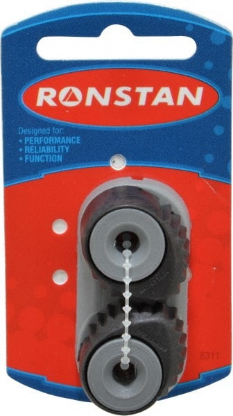 Ronstan - 264 Lbs. Load Limit Small C Cleat - For Use with Cleating and Releasing Lines on 3/32 Inch to 5/16 Inch Diameter Rope - Exact Tooling