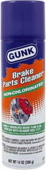 Gunk - Nonchlorinated Brake Parts Cleaner - 14 oz Aerosol Can - Exact Tooling