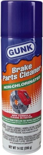 Gunk - Nonchlorinated Brake Parts Cleaner - 14 oz Aerosol Can - Exact Tooling