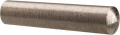 Value Collection - Size 4/0, 0.0986" Small End Diam, 0.109" Large End Diam, Passivated Stainless Steel Taper Pin - Grade 303, 18-8, 1/2" OAL, 1/2 Pin Length - Exact Tooling