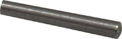 Value Collection - Size 4/0, 0.0934" Small End Diam, 0.109" Large End Diam, Passivated Stainless Steel Taper Pin - Grade 303, 18-8, 3/4" OAL, 3/4 Pin Length - Exact Tooling