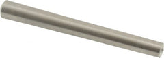 Value Collection - Size 2/0, 0.115" Small End Diam, 0.141" Large End Diam, Passivated Stainless Steel Taper Pin - Grade 303, 18-8, 1-1/4" OAL, 1-1/4 Pin Length - Exact Tooling