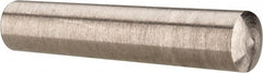 Value Collection - Size 0, 0.1404" Small End Diam, 0.156" Large End Diam, Passivated Stainless Steel Taper Pin - Grade 303, 18-8, 3/4" OAL, 3/4 Pin Length - Exact Tooling