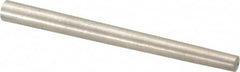 Value Collection - Size 6, 0.2578" Small End Diam, 0.341" Large End Diam, Passivated Stainless Steel Taper Pin - Grade 303, 18-8, 4" OAL, 4 Pin Length - Exact Tooling