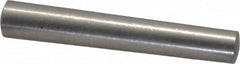 Value Collection - Size 7, 0.357" Small End Diam, 0.409" Large End Diam, Passivated Stainless Steel Taper Pin - Grade 303, 18-8, 2-1/2" OAL, 2-1/2 Pin Length - Exact Tooling
