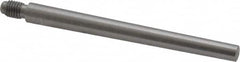 Value Collection - Size 5, 0.287" Large End Diam, Uncoated Steel 1/4-28 Threaded Taper Pin - Grade C-12L14, 3 Pin Length - Exact Tooling