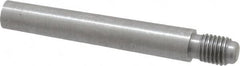 Value Collection - Size 6, 0.339" Large End Diam, Uncoated Steel 5/16-24 Threaded Taper Pin - Grade C-12L14, 2 Pin Length - Exact Tooling