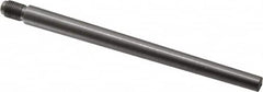 Value Collection - Size 7, 0.407" Large End Diam, Uncoated Steel 3/8-24 Threaded Taper Pin - Grade C-12L14, 5 Pin Length - Exact Tooling