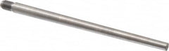 Value Collection - Size 7, 0.407" Large End Diam, Uncoated Steel 3/8-24 Threaded Taper Pin - Grade C-12L14, 6 Pin Length - Exact Tooling