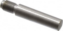 Value Collection - Size 8, 0.49" Large End Diam, Uncoated Steel 7/16-20 Threaded Taper Pin - Grade C-12L14, 1-3/4 Pin Length - Exact Tooling