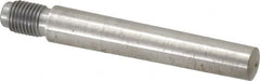 Value Collection - Size 8, 0.49" Large End Diam, Uncoated Steel 7/16-20 Threaded Taper Pin - Grade C-12L14, 2-3/4 Pin Length - Exact Tooling