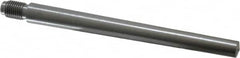 Value Collection - Size 8, 0.49" Large End Diam, Uncoated Steel 7/16-20 Threaded Taper Pin - Grade C-12L14, 5 Pin Length - Exact Tooling