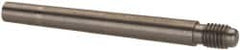 Value Collection - Size 4, 0.248" Large End Diam, Passivated Stainless Steel 1/4-28 Threaded Taper Pin - Grade 303, 18-8, 2 Pin Length - Exact Tooling