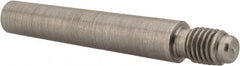 Value Collection - Size 5, 0.287" Large End Diam, Passivated Stainless Steel 1/4-28 Threaded Taper Pin - Grade 303, 18-8, 1-1/2 Pin Length - Exact Tooling