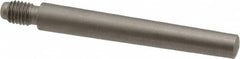 Value Collection - Size 5, 0.287" Large End Diam, Passivated Stainless Steel 1/4-28 Threaded Taper Pin - Grade 303, 18-8, 2 Pin Length - Exact Tooling