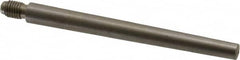 Value Collection - Size 5, 0.287" Large End Diam, Passivated Stainless Steel 1/4-28 Threaded Taper Pin - Grade 303, 18-8, 3 Pin Length - Exact Tooling