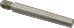 Value Collection - Size 6, 0.339" Large End Diam, Passivated Stainless Steel 5/16-24 Threaded Taper Pin - Grade 303, 18-8, 2 Pin Length - Exact Tooling