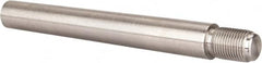 Value Collection - Size 10, 0.704" Large End Diam, Passivated Stainless Steel 5/8-18 Threaded Taper Pin - Grade 303, 18-8, 5 Pin Length - Exact Tooling
