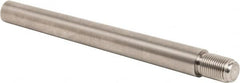 Value Collection - Size 10, 0.704" Large End Diam, Passivated Stainless Steel 5/8-18 Threaded Taper Pin - Grade 303, 18-8, 6 Pin Length - Exact Tooling