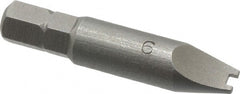 Value Collection - #6 Spanner Screwdriver Bit - 1-1/2" OAL - Exact Tooling