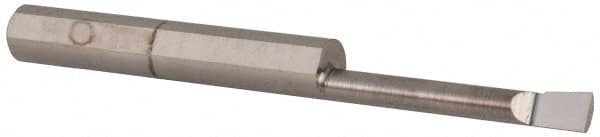 Scientific Cutting Tools - 0.12" Min Bore Diam, 0.8" Max Bore Depth, 3/16 Shank Diam, Boring Bar - Exact Tooling