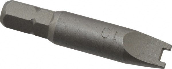 Value Collection - #10 Spanner Screwdriver Bit - 1-1/2" OAL - Exact Tooling