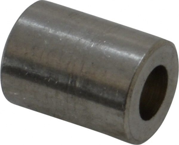 Electro Hardware - 0.194" ID x 3/8" OD, #10 Screw, Grade 18-8 & 303 Stainless Steel Female Unthreaded Circuit Board Spacer - Round Body, Uncoated, 1/2" OAL - Exact Tooling