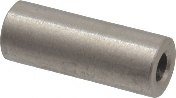 Electro Hardware - 0.171" ID x 3/8" OD, #8 Screw, Grade 18-8 & 303 Stainless Steel Female Unthreaded Circuit Board Spacer - Round Body, Uncoated, 1" OAL - Exact Tooling