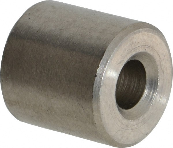 Electro Hardware - 0.194" ID x 1/2" OD, #10 Screw, Grade 18-8 & 303 Stainless Steel Female Unthreaded Circuit Board Spacer - Round Body, Uncoated, 1/2" OAL - Exact Tooling