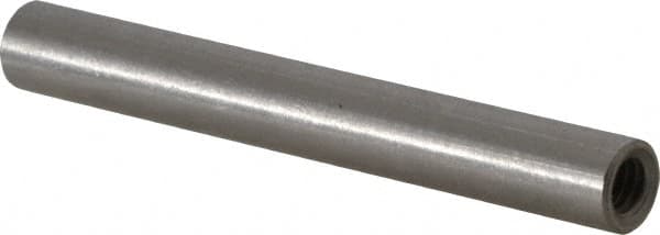 Electro Hardware - #8-32, 2" OAL, Stainless Steel Round Fully Threaded Female Circuit Board Standoffs - 1" Thread Depth, 2" Body Length, Bright Finish - Exact Tooling