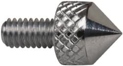 Mitutoyo - M2.5x0.45, 5mm Ball Diam, Carbide 90 ° Conical Contact Point - 5mm Contact Point Length, Use with AGD 1,2,3,4 - Exact Tooling