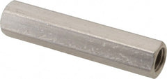 Electro Hardware - #10-32, 1-1/4" OAL, 1/4" Across Flats, Stainless Steel Hex Female Circuit Board Standoffs - 1-1/4" Body Length, Bright Finish - Exact Tooling