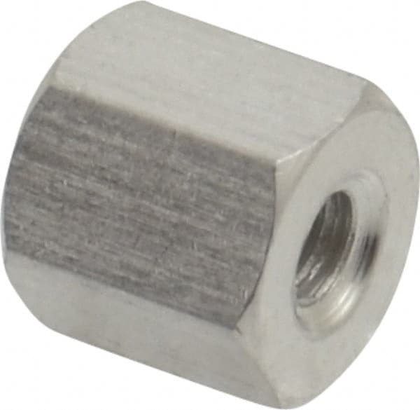 Electro Hardware - 3/8-16, 2" OAL, 5/8" Across Flats, Aluminum Female Hex Circuit Board Standoff - Exact Tooling