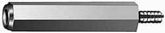 Electro Hardware - #4-40, 1-11/16" OAL, 1/4" Across Flats, Stainless Steel Hex Male/Female Circuit Board Standoffs - 1/4" Thread Depth, 1-1/2" Body Length, Bright Finish - Exact Tooling