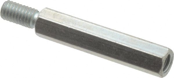 Electro Hardware - #4-40, 0.468" OAL, 1/4" Across Flats, Steel Male/Female Hex Circuit Board Standoff - Exact Tooling