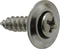 Value Collection - #8 Sems Oval Head Phillips Sheet Metal Screw - Steel, 5/8" OAL, Grade 2 - Exact Tooling