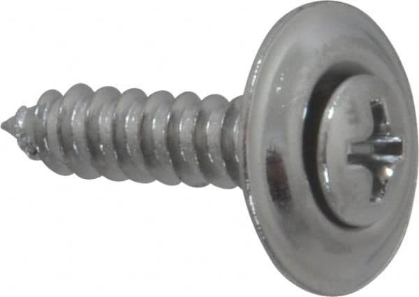 Value Collection - #8 Sems Oval Head Phillips Sheet Metal Screw - Steel, 3/4" OAL, Grade 2 - Exact Tooling