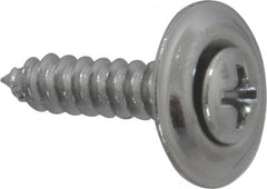 Value Collection - #8 Sems Oval Head Phillips Sheet Metal Screw - Steel, 3/4" OAL, Grade 2 - Exact Tooling