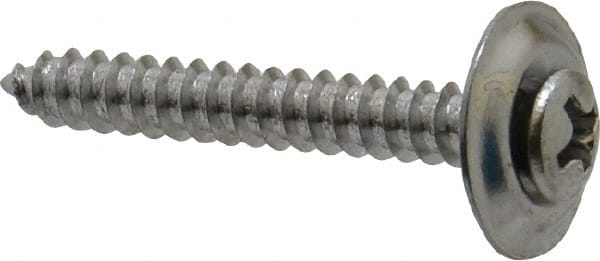 Value Collection - #8 Sems Oval Head Phillips Sheet Metal Screw - Steel, 1-1/4" OAL, Grade 2 - Exact Tooling